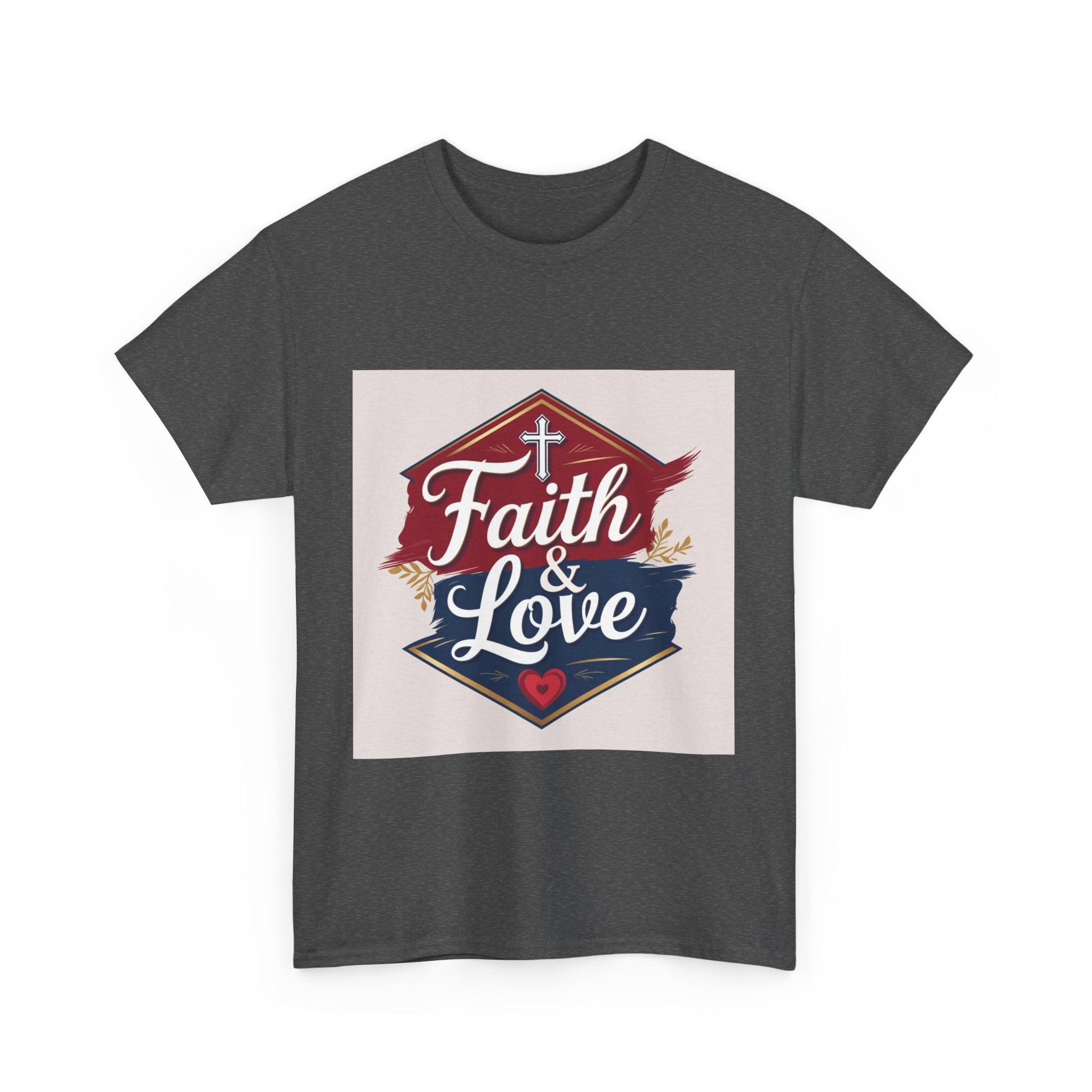 Faith & Love Unisex Heavy Cotton Tee - Inspirational Shirt for Daily Wear, Gift for Friends, Faith-Based Apparel, Casual Wear, [...]