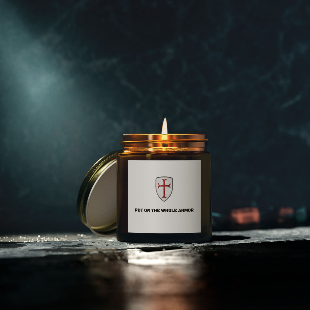 Christian Scented Candles, Home Decor, Gift for Him, Spiritual Aromatherapy, Relaxation