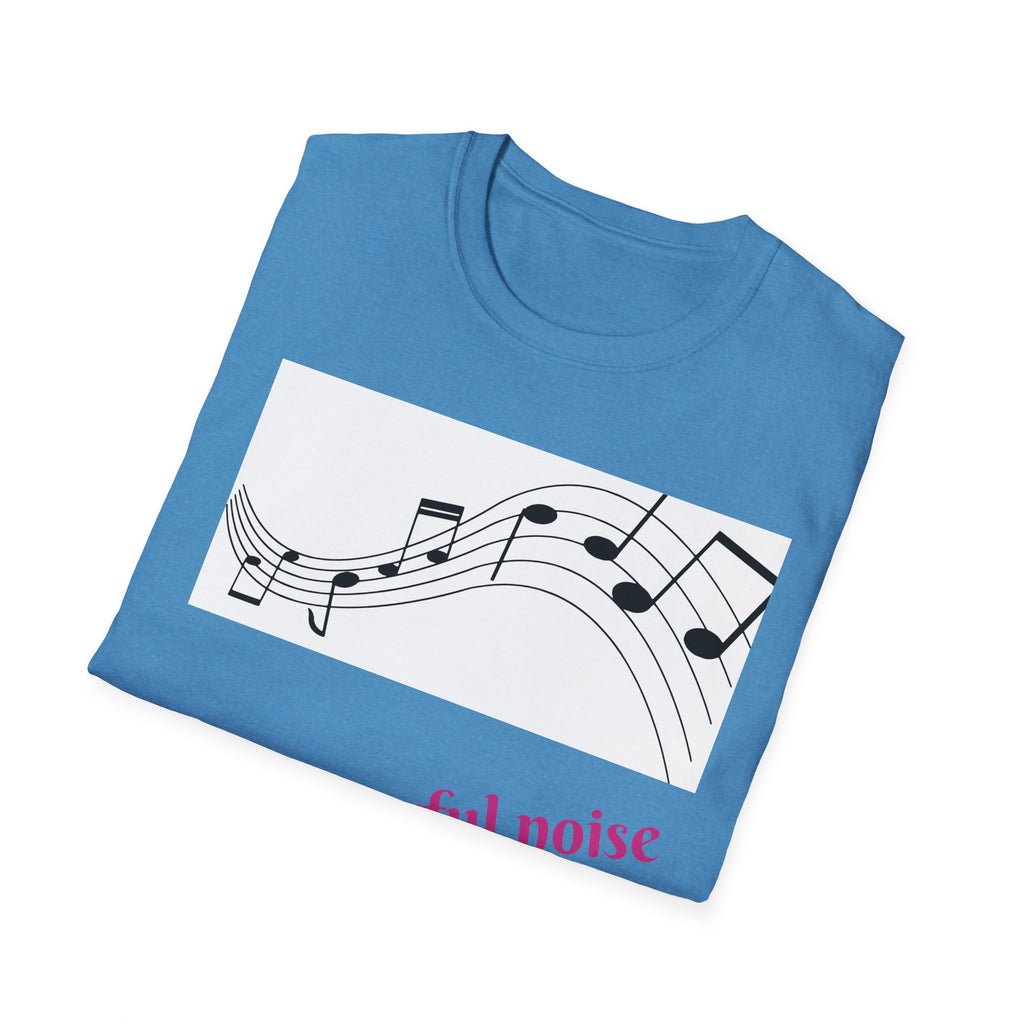 Joyful Noise T-Shirt | Unisex Softstyle Tee, Church Apparel, Christian Gift, Music Lover Shirt, Faith-Based Casual Wear