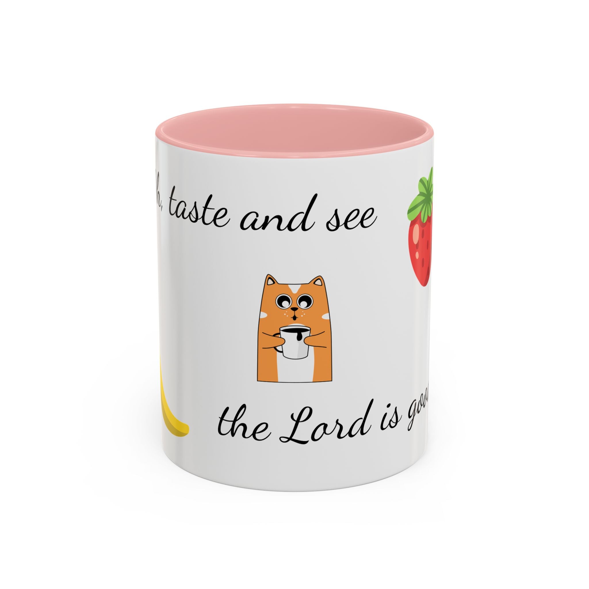 Whimsical Faith-Inspired Coffee Mug for Daily Inspiration, Cute Cat Design, Black Accent, Perfect Gift for Cat Lovers, Encouraging [...]