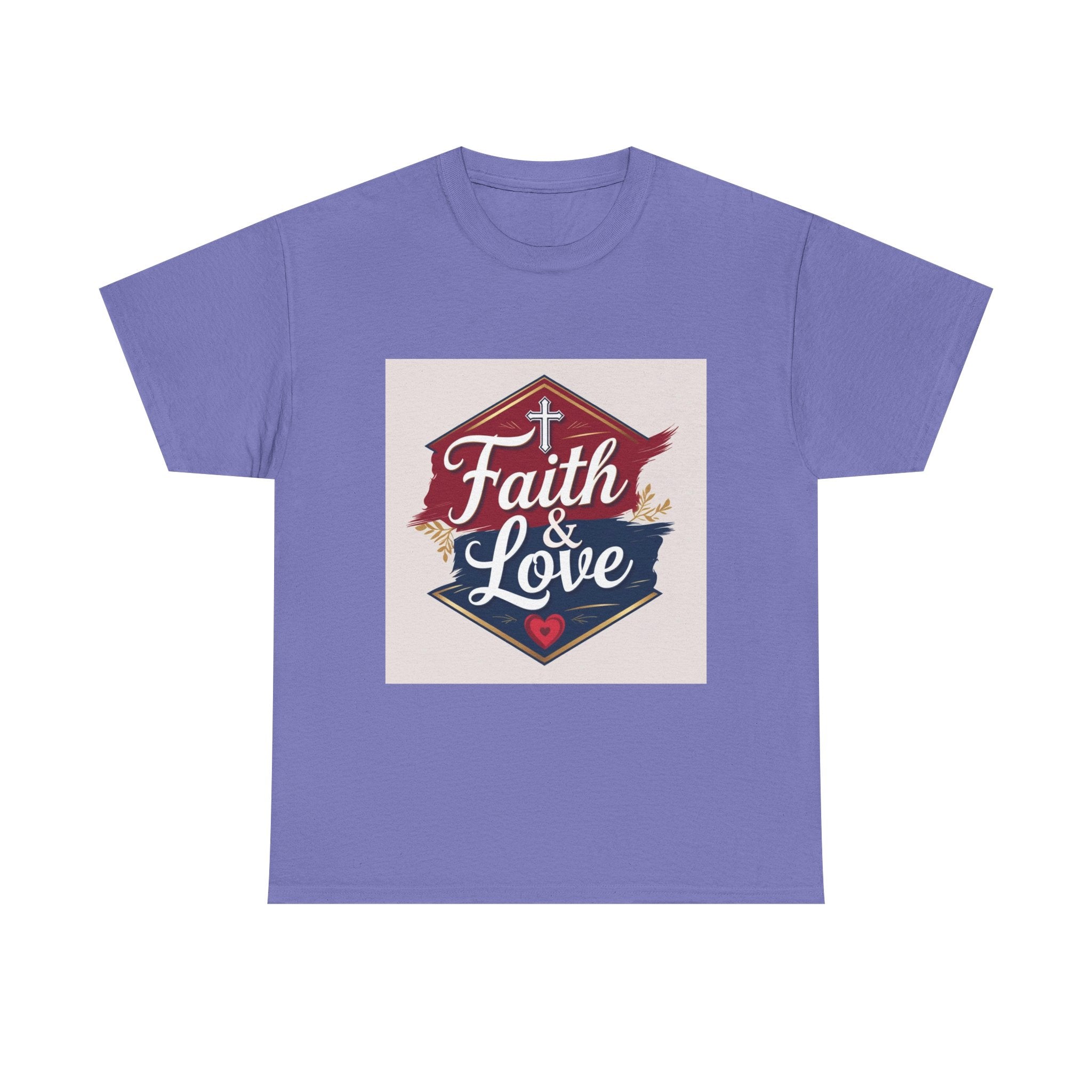 Faith & Love Unisex Heavy Cotton Tee - Inspirational Shirt for Daily Wear, Gift for Friends, Faith-Based Apparel, Casual Wear, [...]