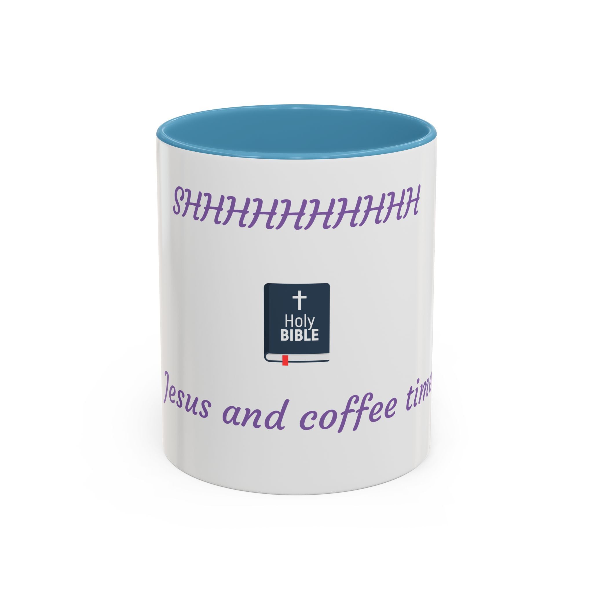 Coffee Time Bible Mug, Inspirational Gift for Coffee Lovers, Faith-Based Mug, Religious Drinkware, Christian Coffee Cup