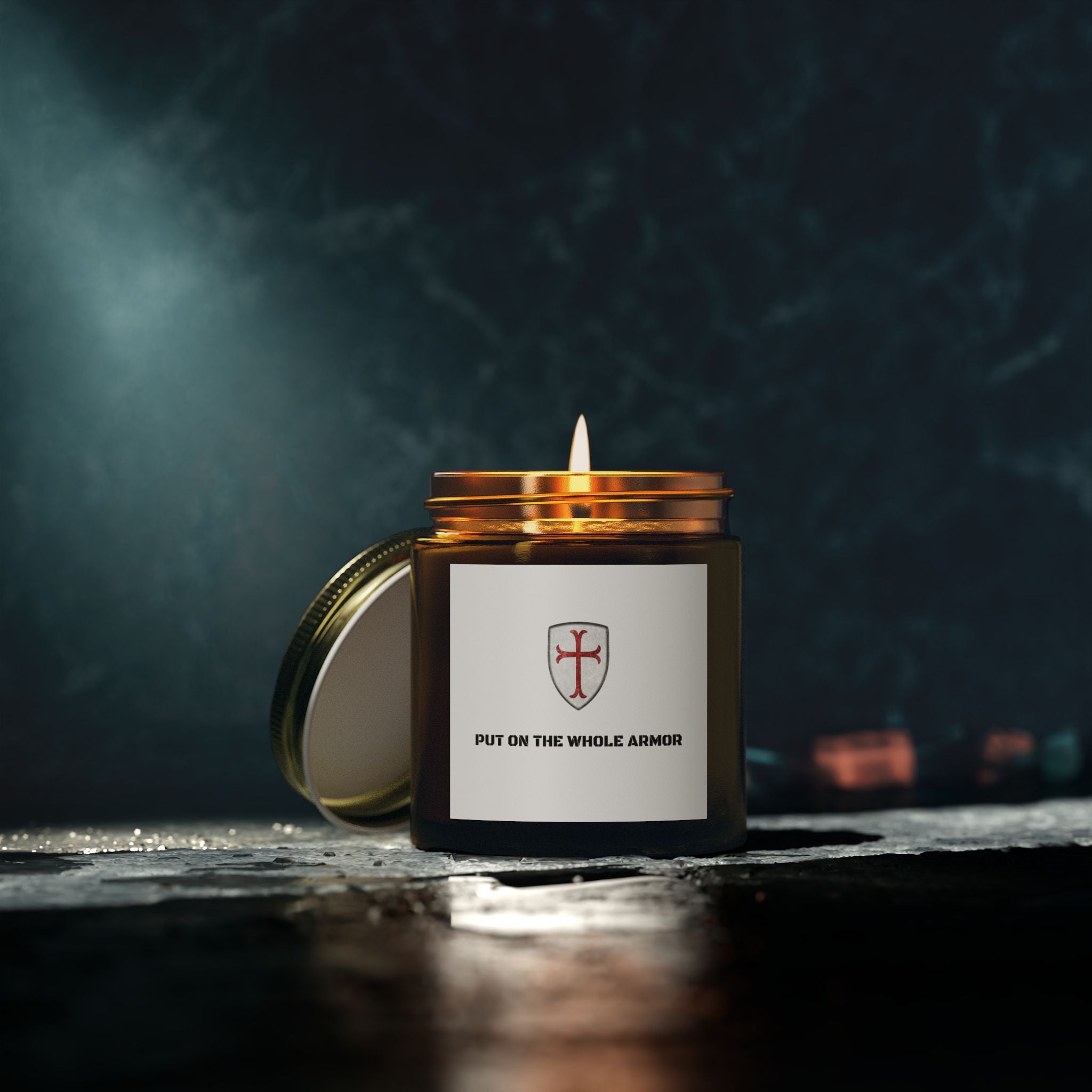 Christian Scented Candles, Home Decor, Gift for Him, Spiritual Aromatherapy, Relaxation