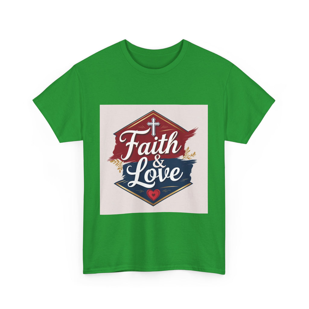 Faith & Love Unisex Heavy Cotton Tee - Inspirational Shirt for Daily Wear, Gift for Friends, Faith-Based Apparel, Casual Wear, [...]