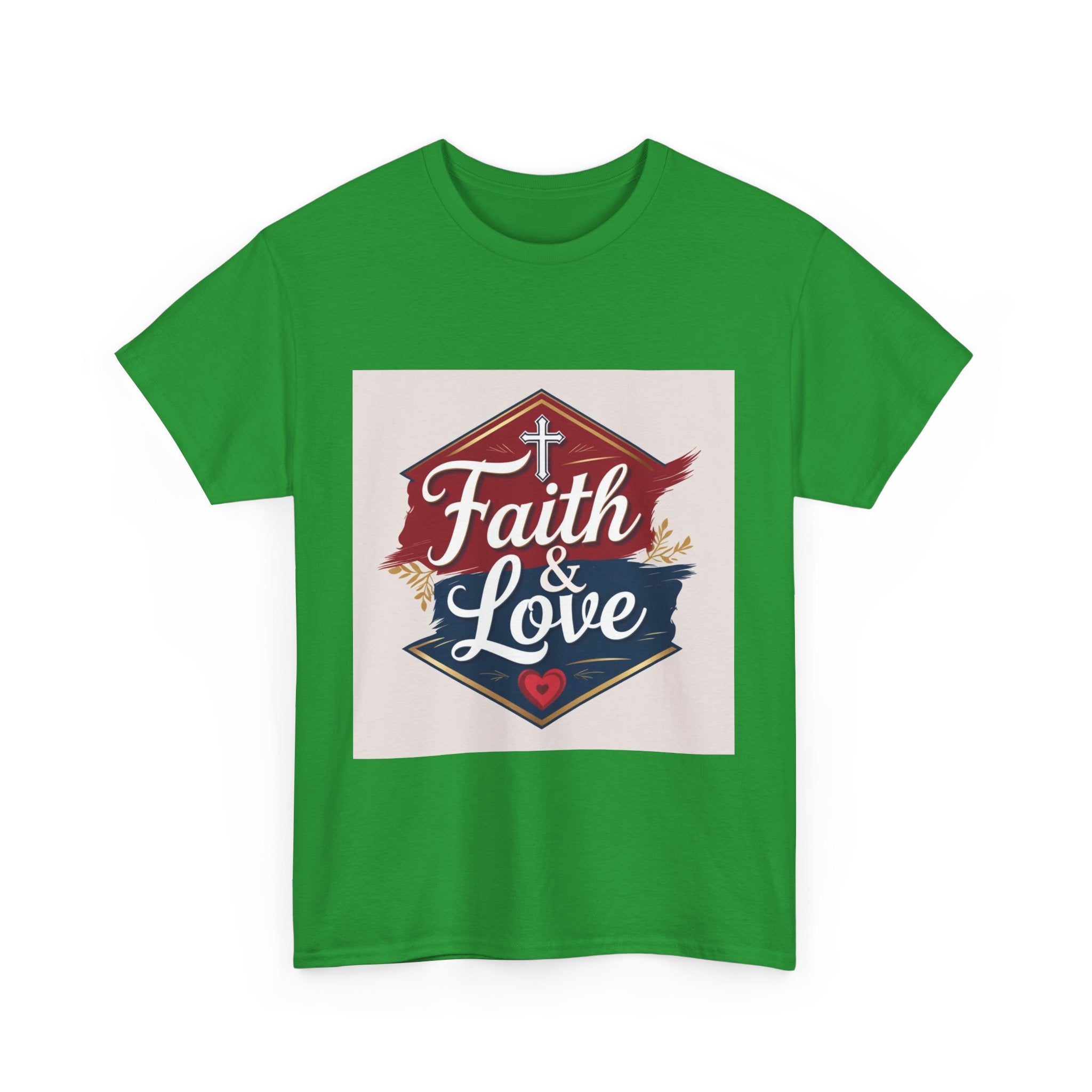 Faith & Love Unisex Heavy Cotton Tee - Inspirational Shirt for Daily Wear, Gift for Friends, Faith-Based Apparel, Casual Wear, [...]
