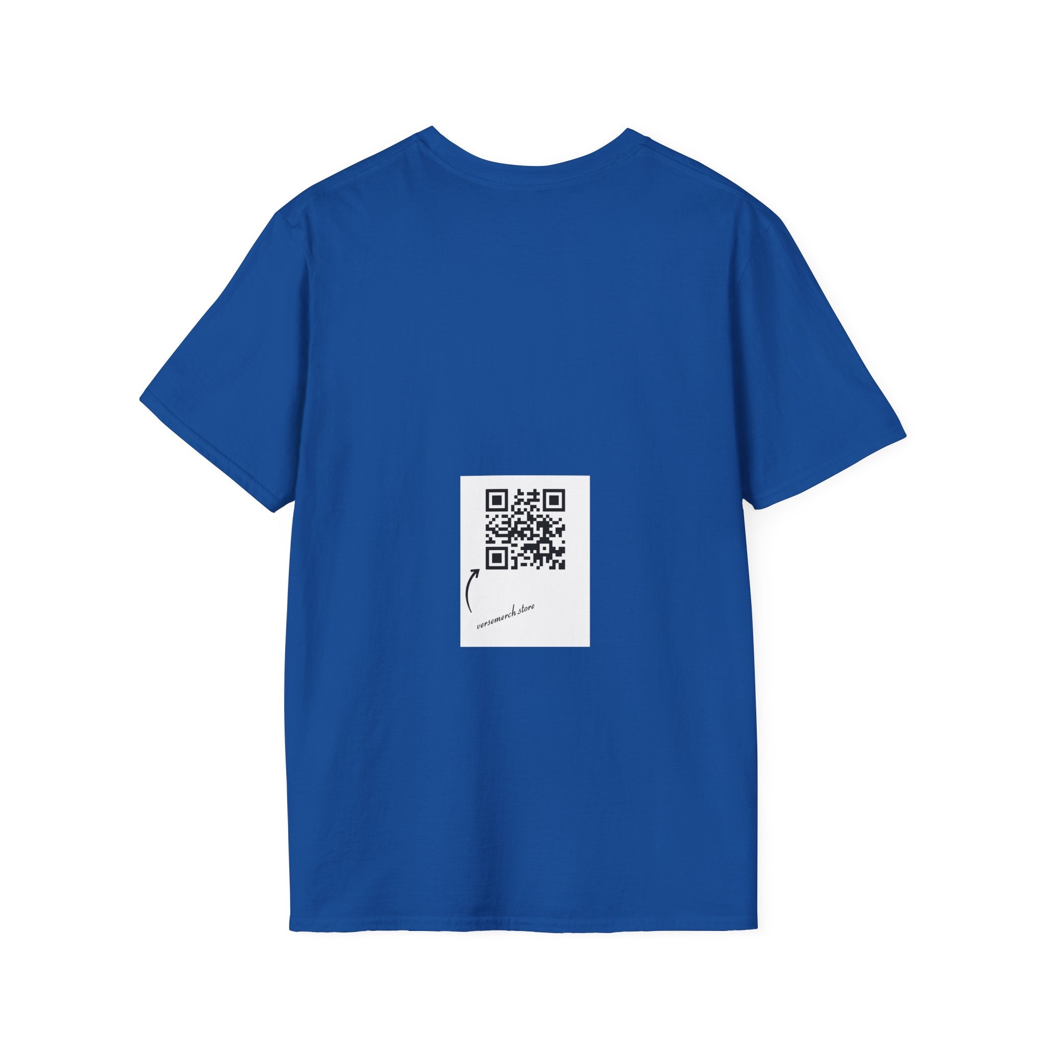 Cowboy and Horse Tribute Unisex T-Shirt, Western Vintage Tee, Horse Lover Gift, Memorial Shirt, Cowboy Design Shirt, QR Code Art Tee