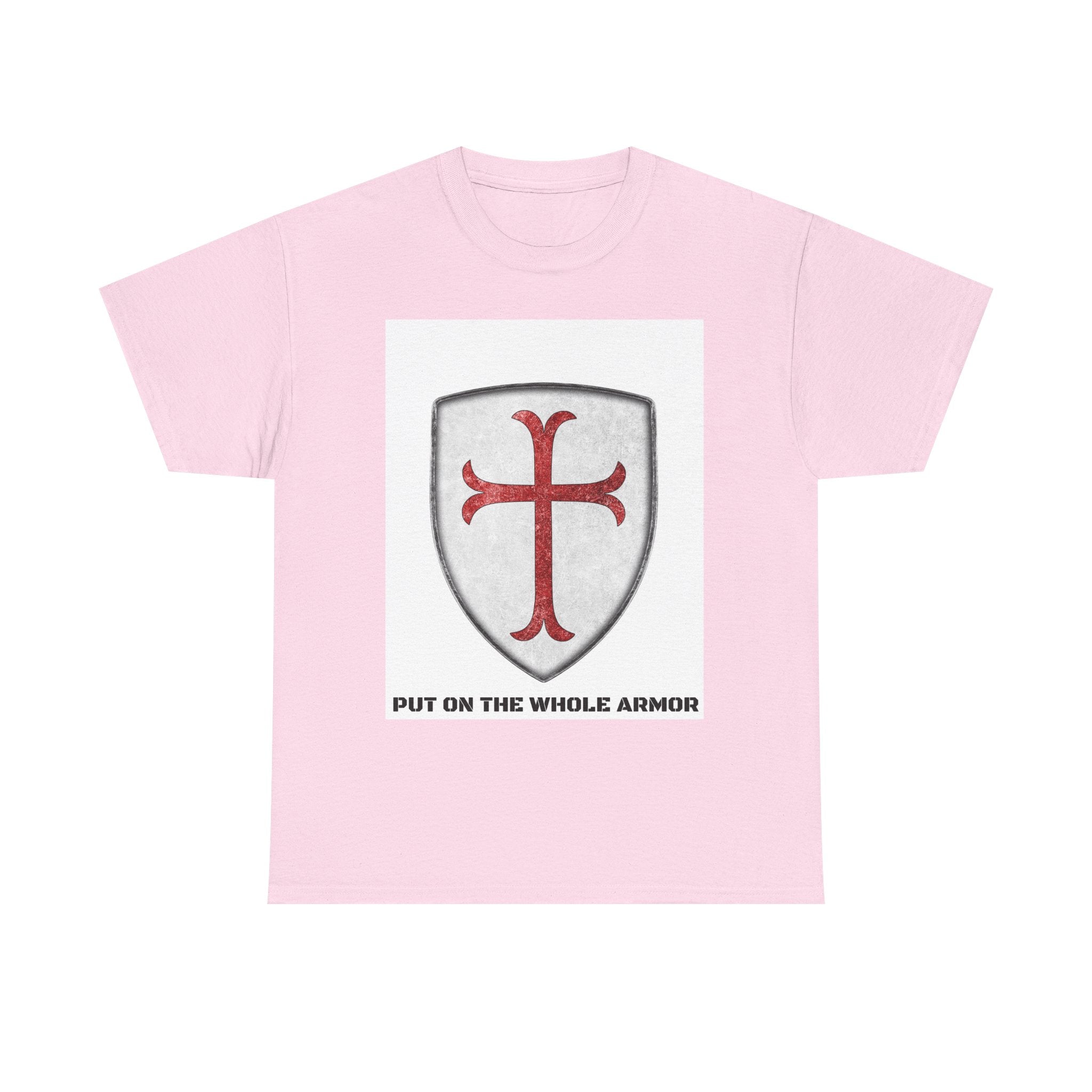 Faith-Based Unisex Tee - 'Put on the Whole Armor' Christian Shirt, Inspirational Gift, Youth & Adult Sizes, Spiritual Wear, Everyday Comfort