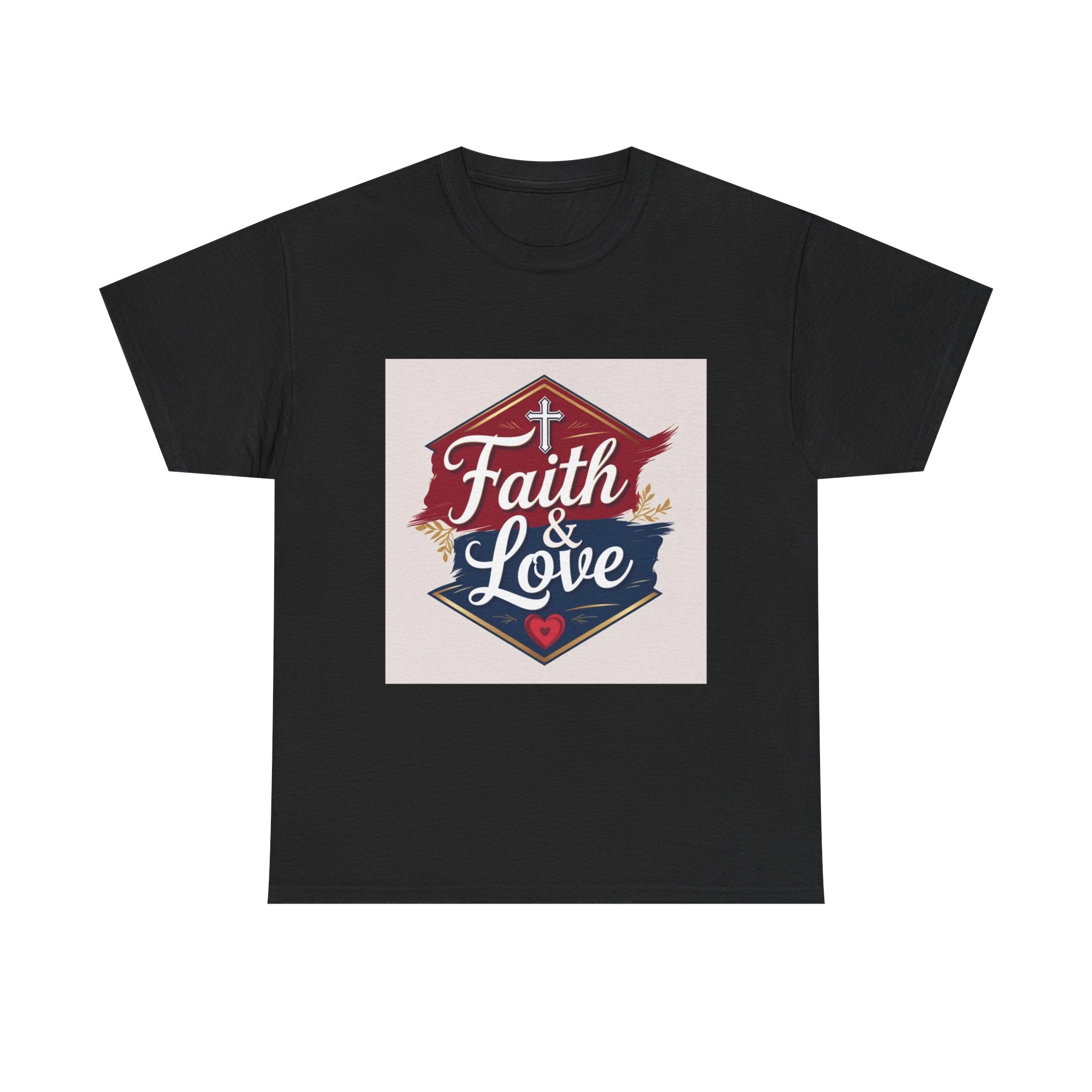 Faith & Love Unisex Heavy Cotton Tee - Inspirational Shirt for Daily Wear, Gift for Friends, Faith-Based Apparel, Casual Wear, [...]