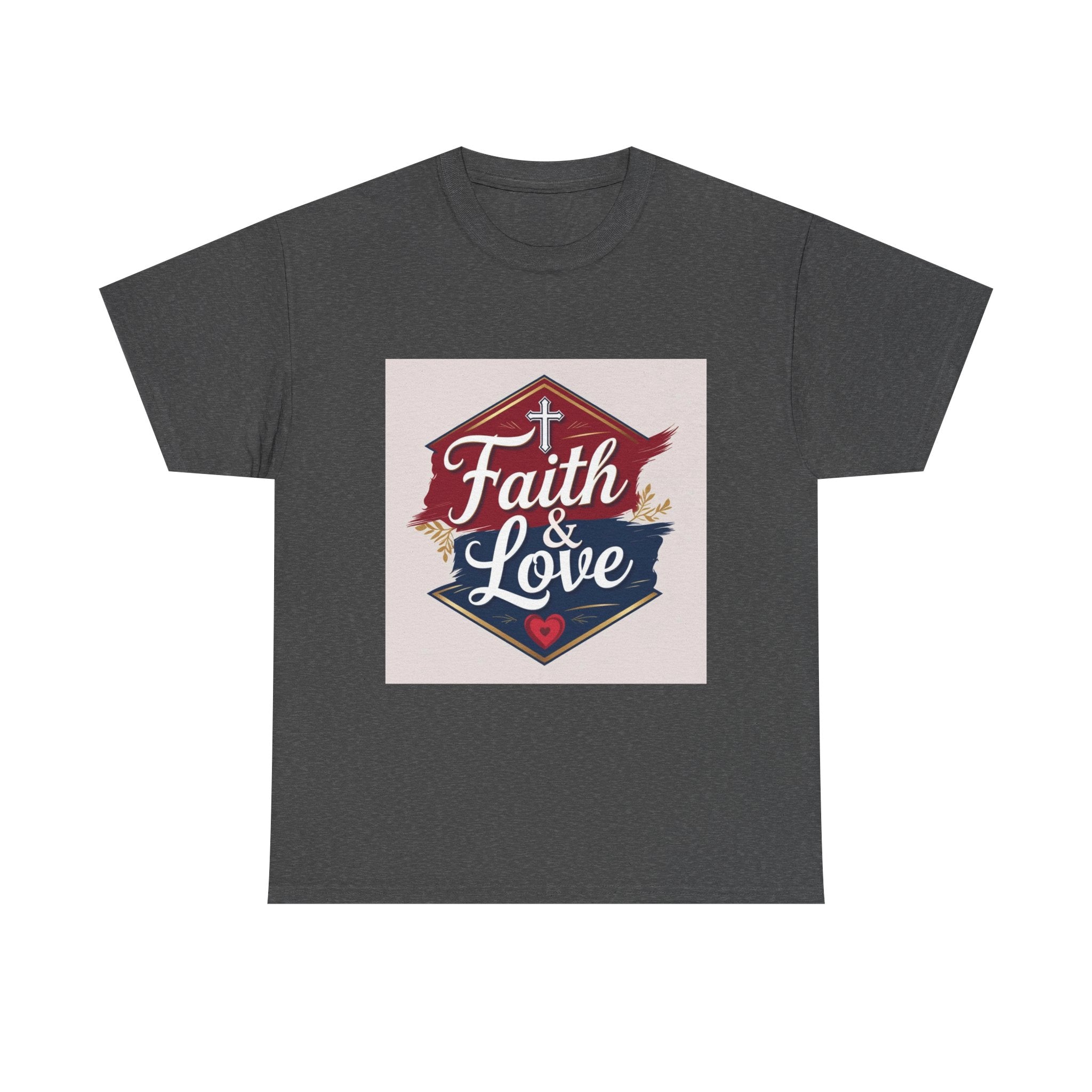 Faith & Love Unisex Heavy Cotton Tee - Inspirational Shirt for Daily Wear, Gift for Friends, Faith-Based Apparel, Casual Wear, [...]