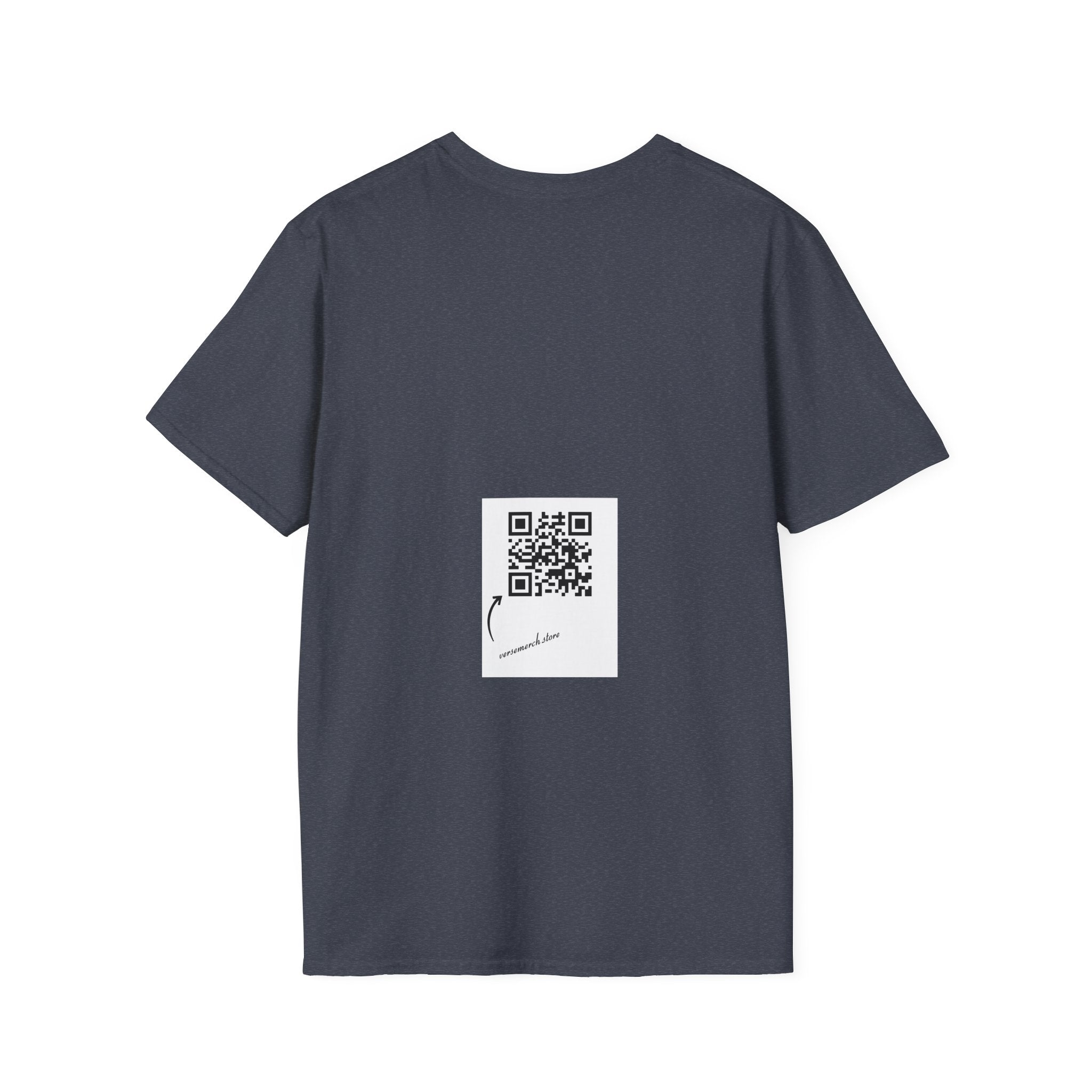 Cowboy and Horse Tribute Unisex T-Shirt, Western Vintage Tee, Horse Lover Gift, Memorial Shirt, Cowboy Design Shirt, QR Code Art Tee